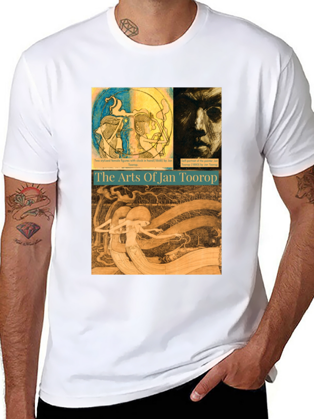 Jan Toorop Arts Graphic Tee - Black