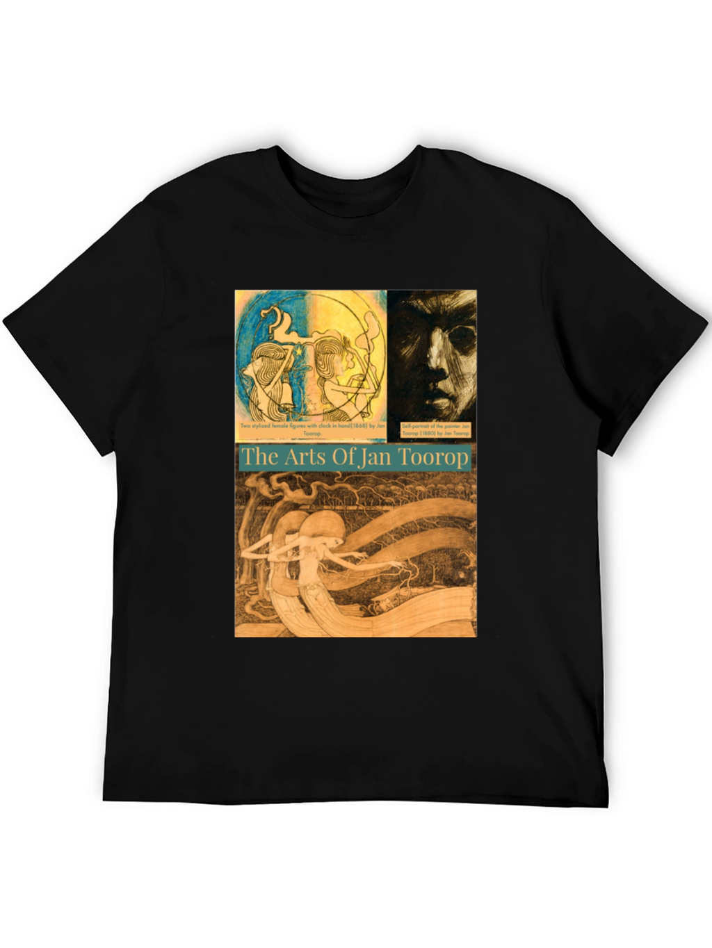 Jan Toorop Arts Graphic Tee - Black