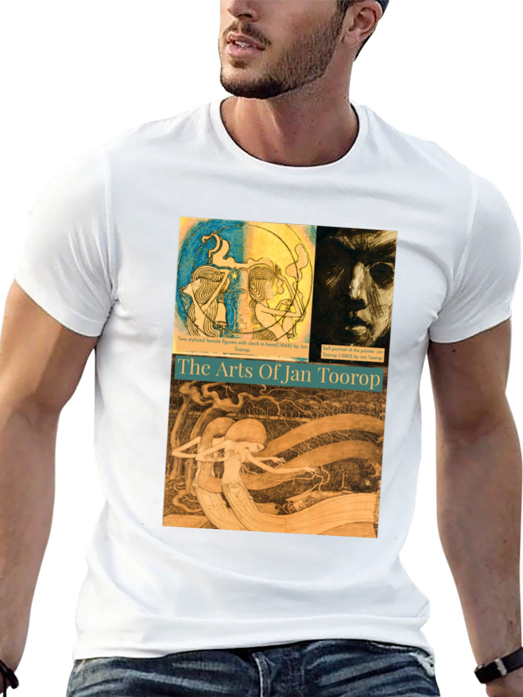 Jan Toorop Arts Graphic Tee - Black