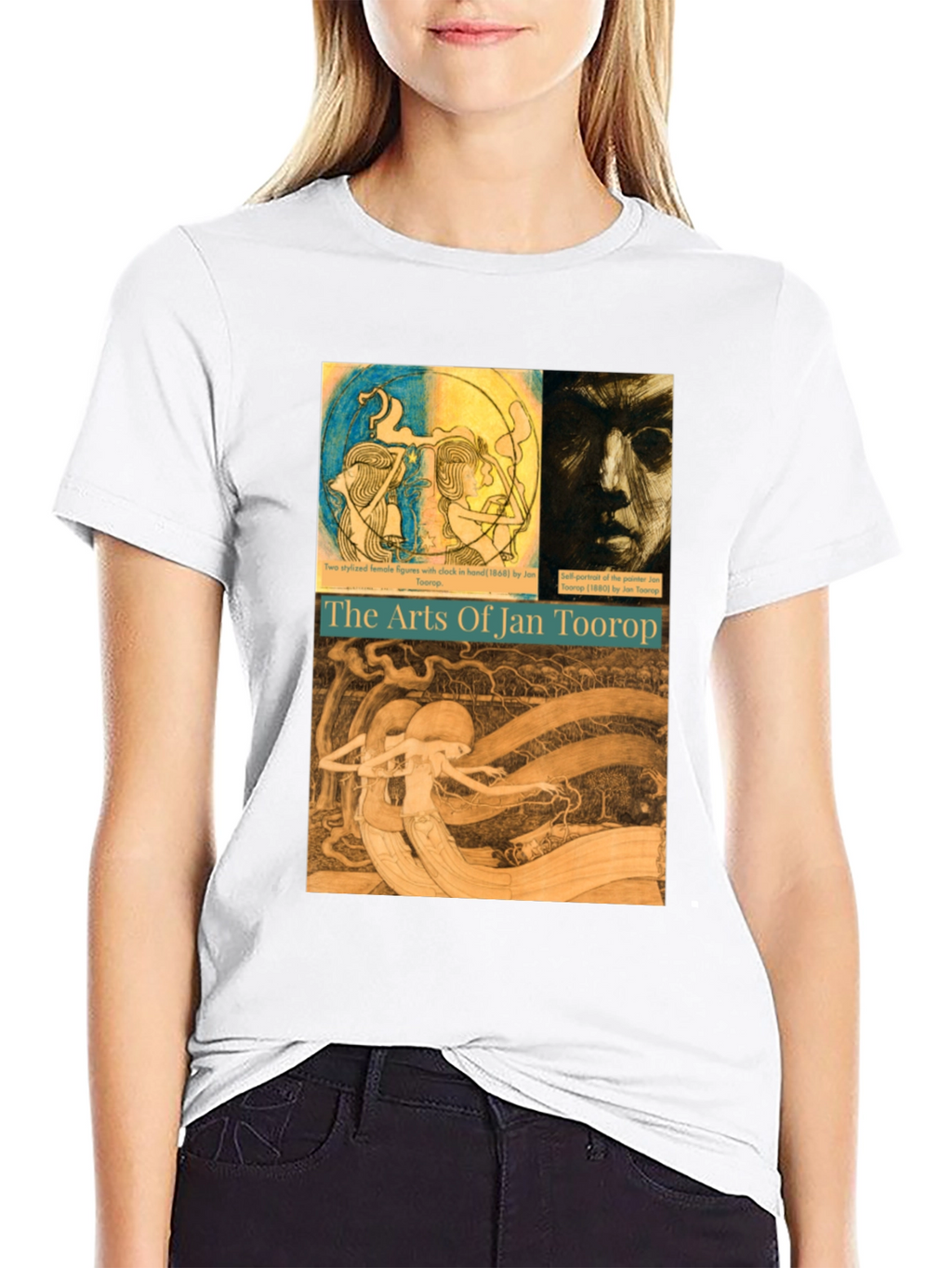 Jan Toorop Arts Graphic Tee - Black