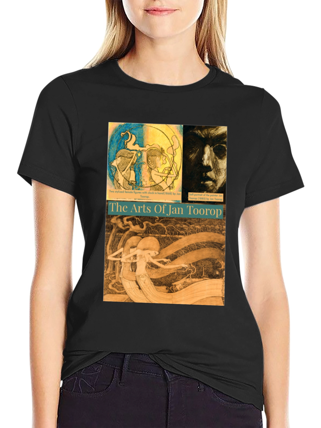 Jan Toorop Arts Graphic Tee - Black