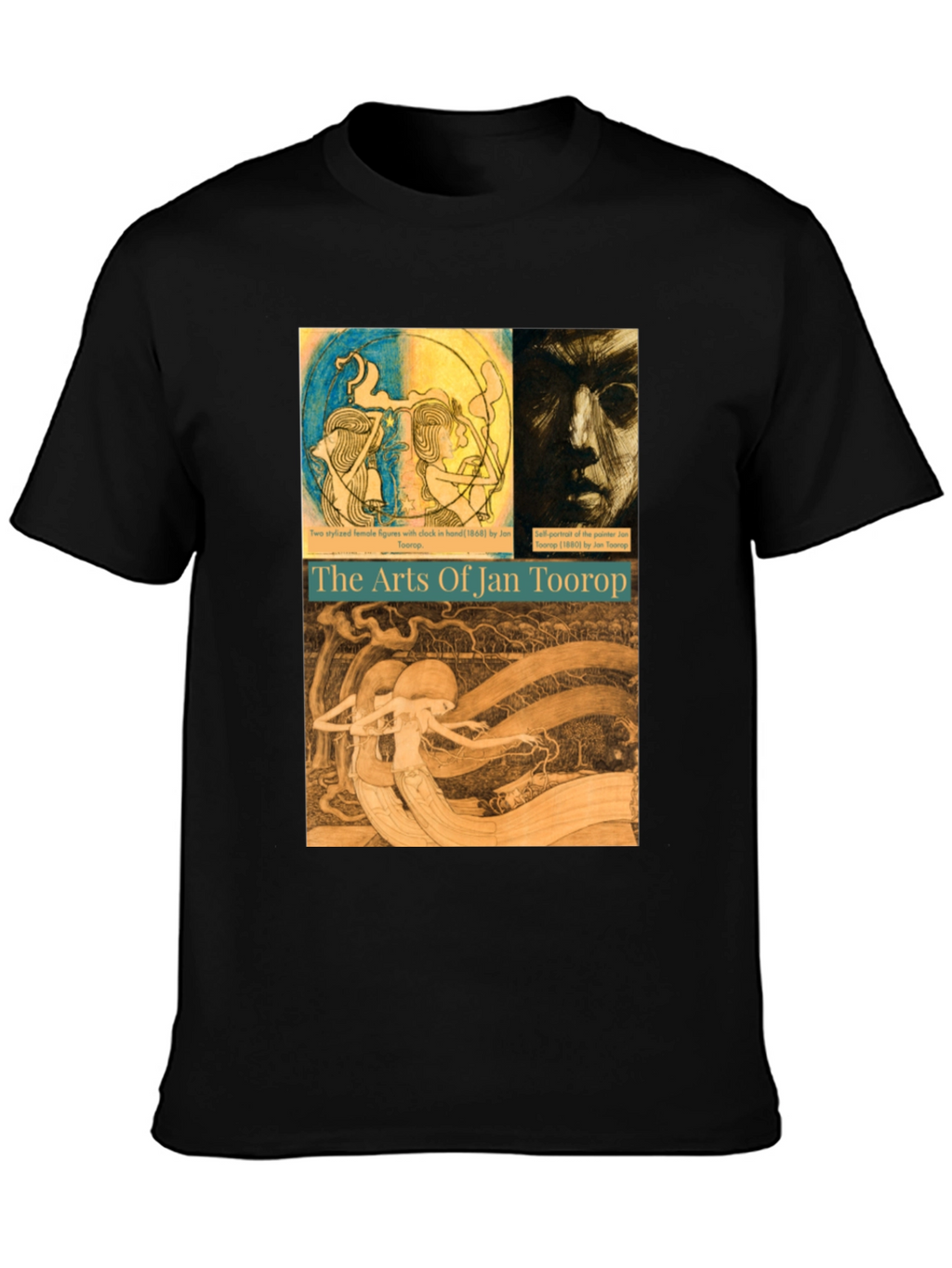 Jan Toorop Arts Graphic Tee - Black