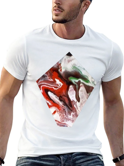 Abstract Diamond Tee - Unique Graphic Print