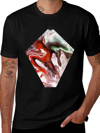 Abstract Diamond Tee - Unique Graphic Print