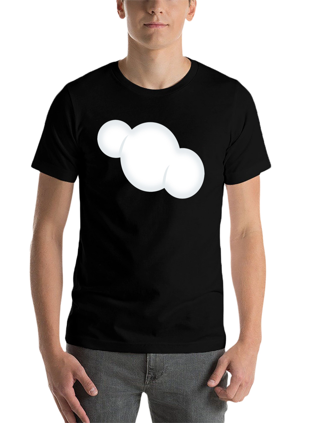 Cloud Graphic T-Shirt - Soft Cotton Blend