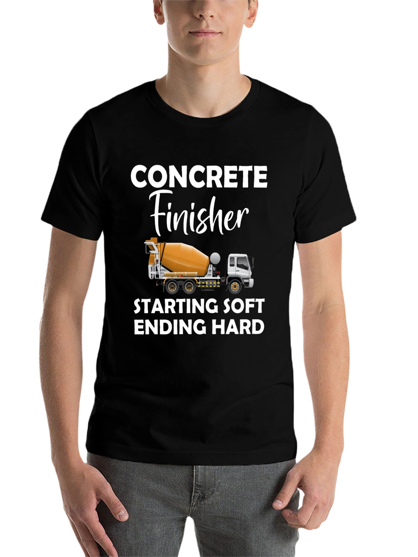 Concrete Finisher T-Shirt - Funny Construction Worker Tee