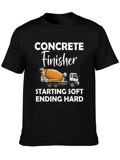 Concrete Finisher T-Shirt - Funny Construction Worker Tee