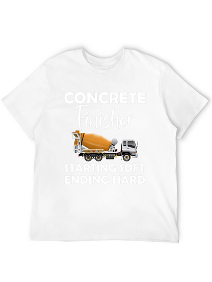 Concrete Finisher T-Shirt - Funny Construction Worker Tee