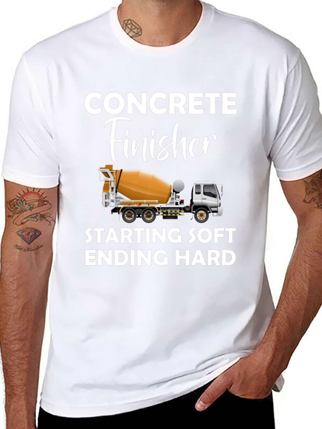 Concrete Finisher T-Shirt - Funny Construction Worker Tee