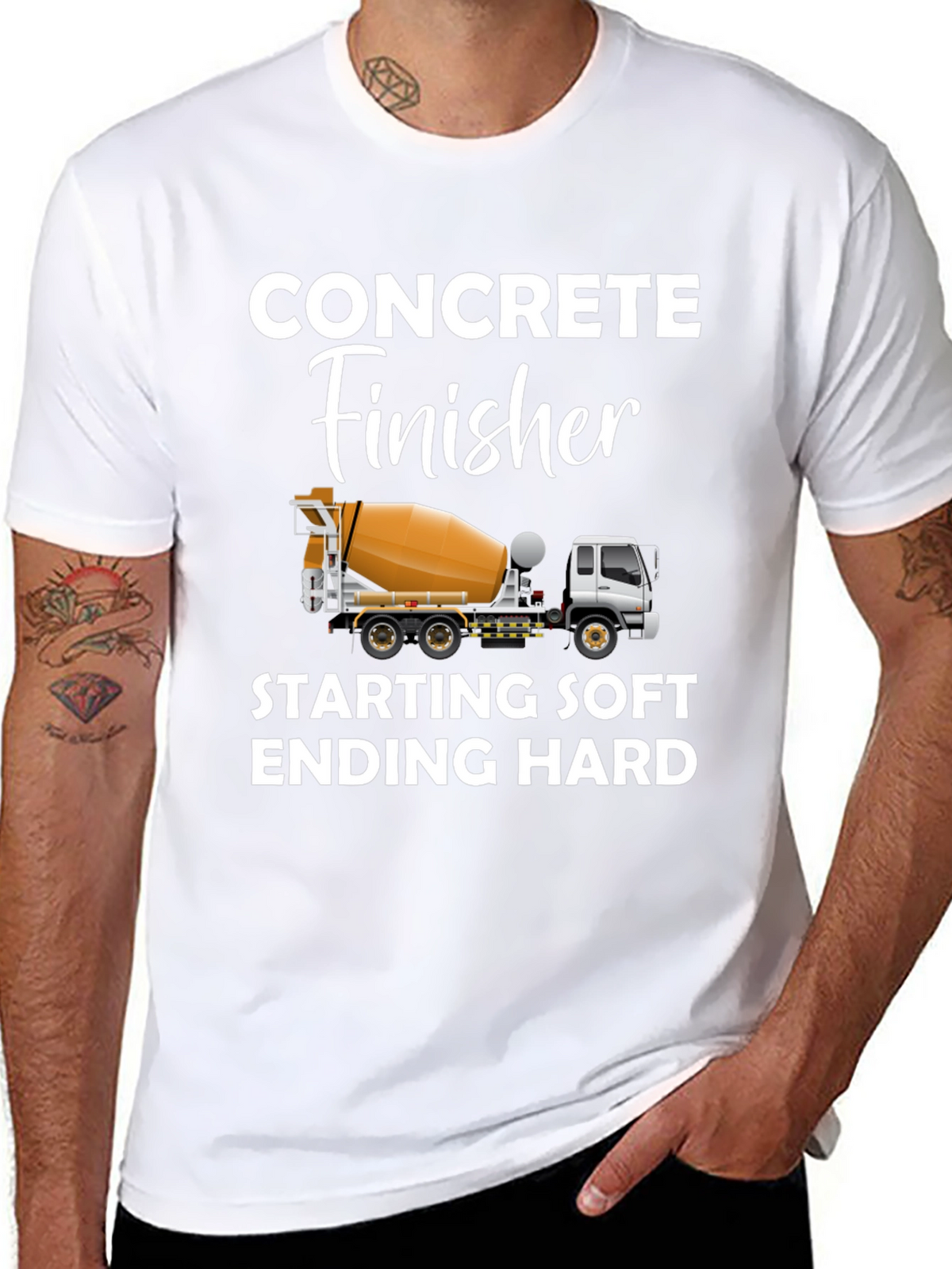 Concrete Finisher T-Shirt - Funny Construction Worker Tee