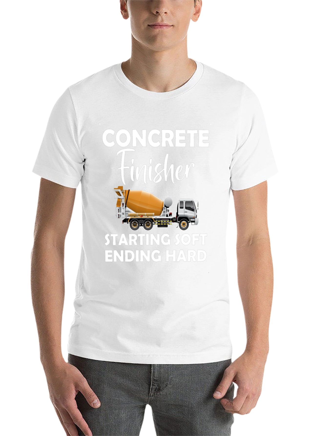 Concrete Finisher T-Shirt - Funny Construction Worker Tee