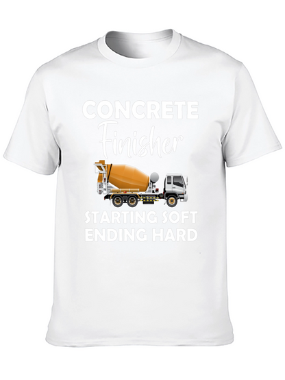 Concrete Finisher T-Shirt - Funny Construction Worker Tee