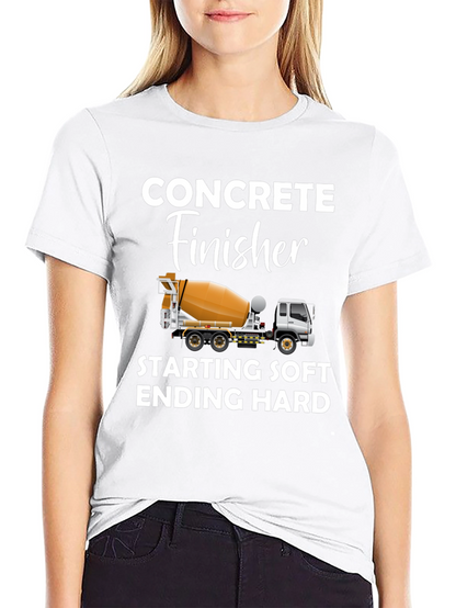 Concrete Finisher T-Shirt - Funny Construction Worker Tee