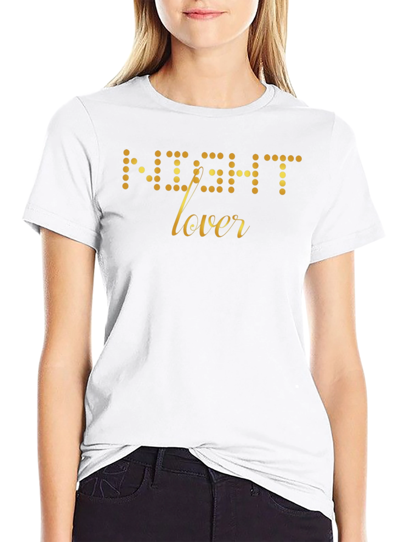 Night Lover Graphic Tee - Soft Cotton Blend