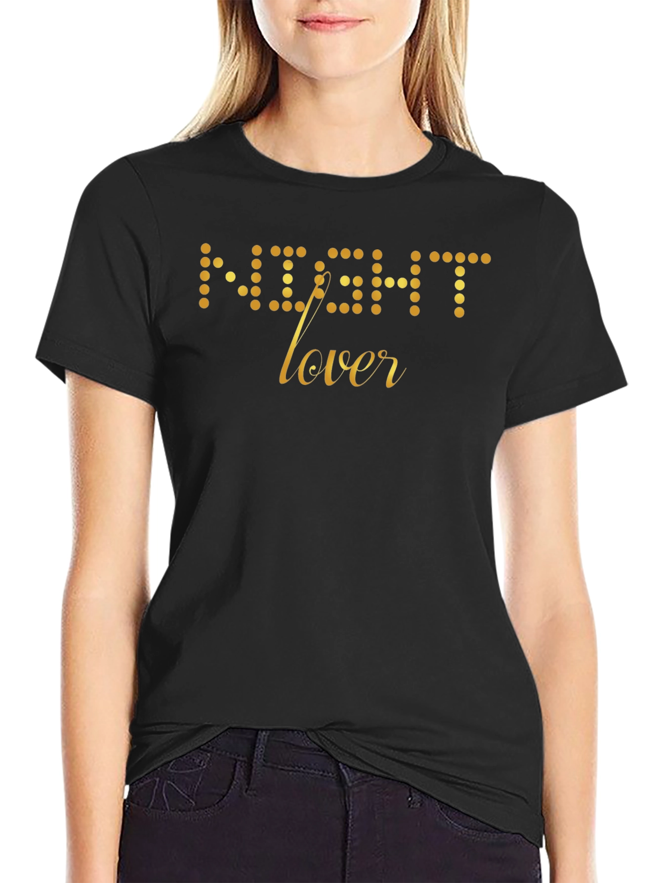 Night Lover Graphic Tee - Soft Cotton Blend