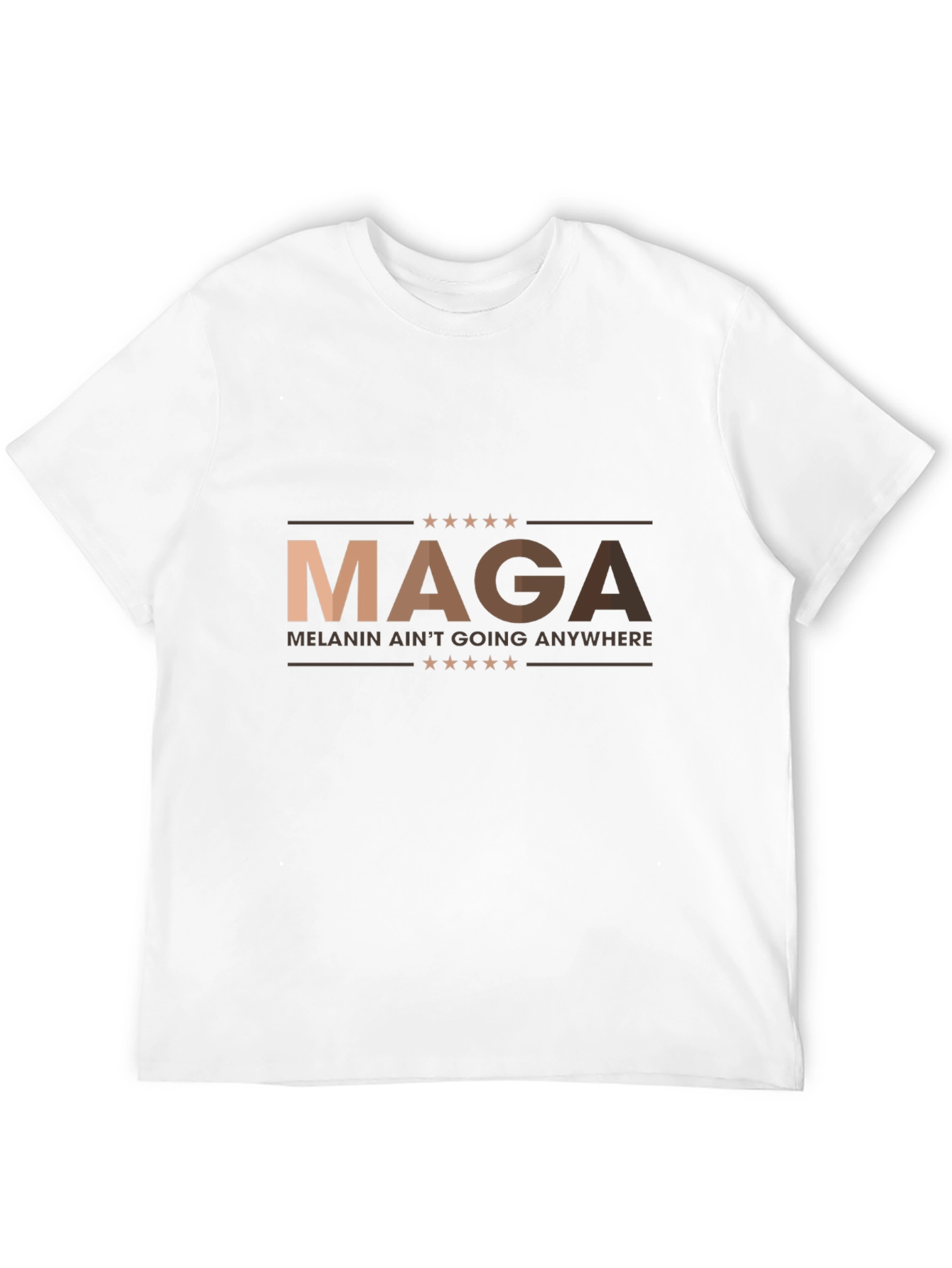 MAGA Melanin Pride Black Graphic Tee