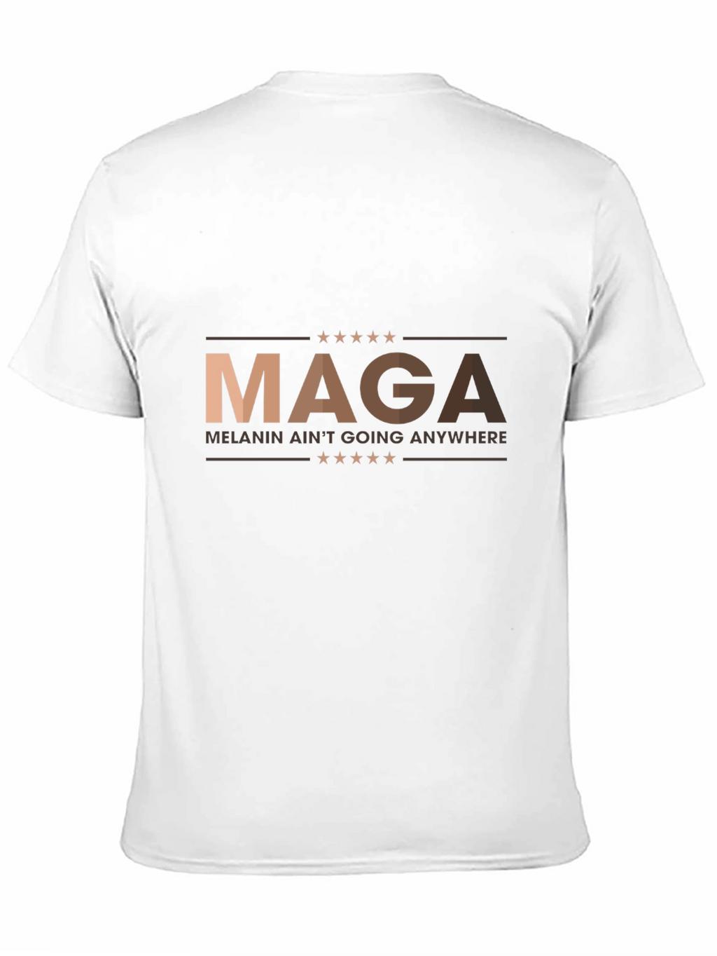 MAGA Melanin Pride Black Graphic Tee