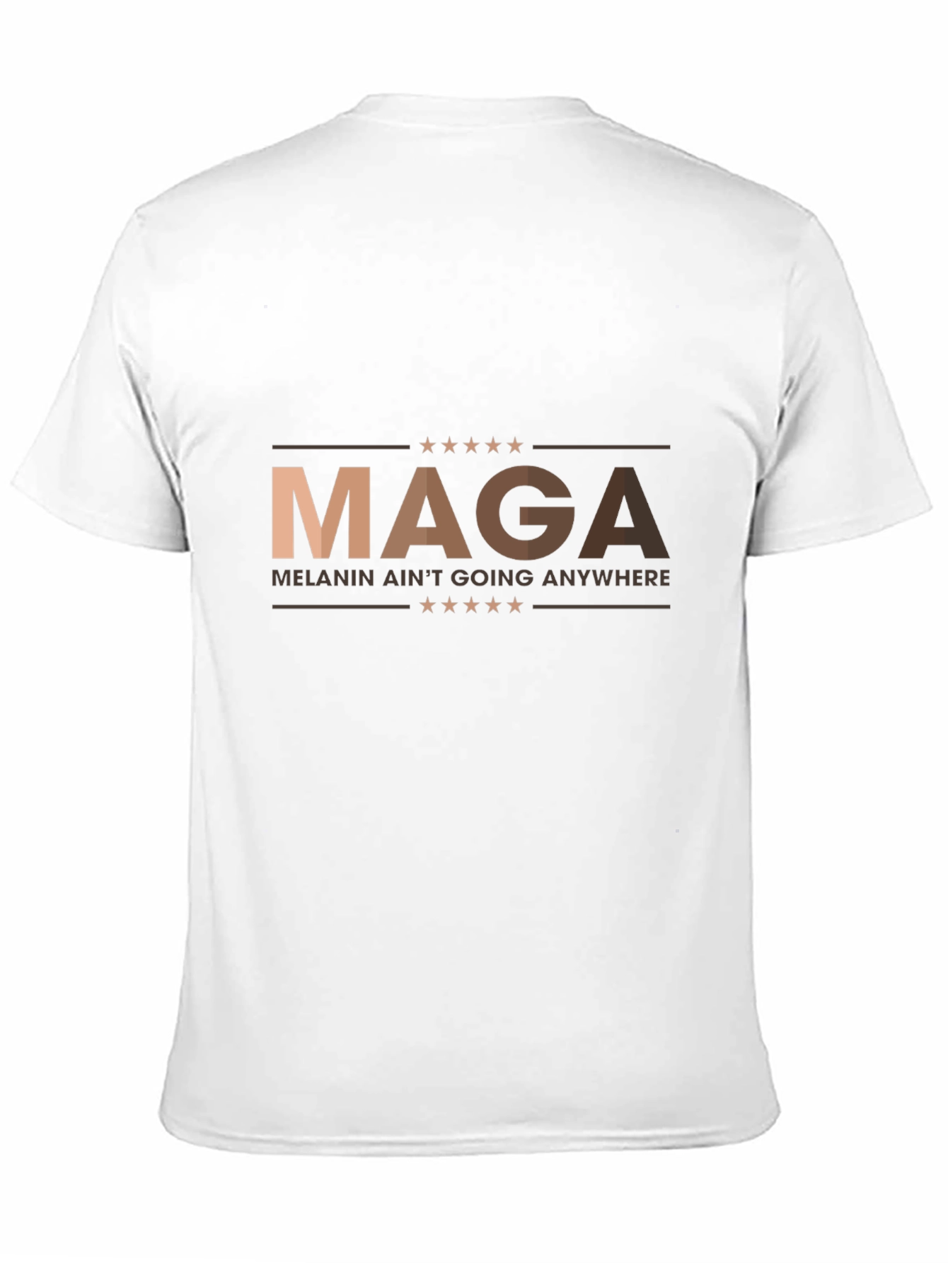 MAGA Melanin Pride Black Graphic Tee