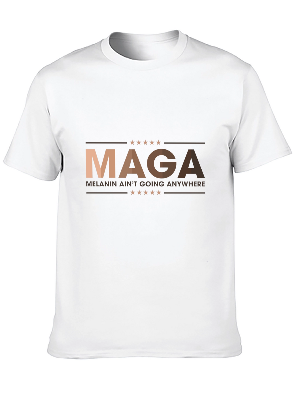 MAGA Melanin Pride Black Graphic Tee