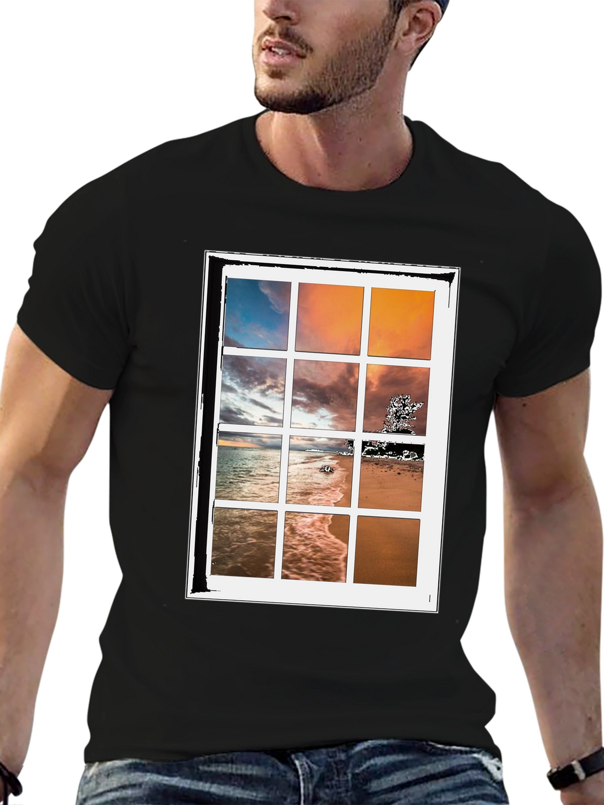 Coastal View T-Shirt: Window to Paradise