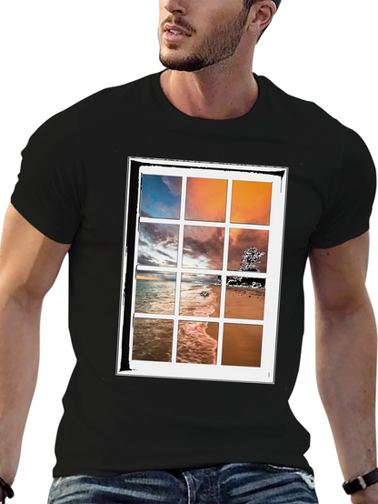 Coastal View T-Shirt: Window to Paradise