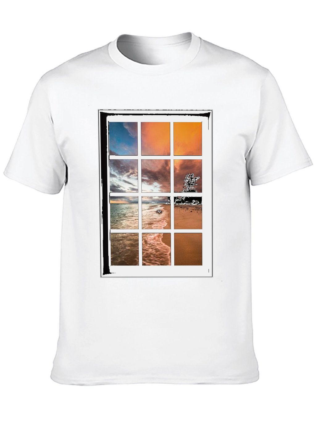 Coastal View T-Shirt: Window to Paradise