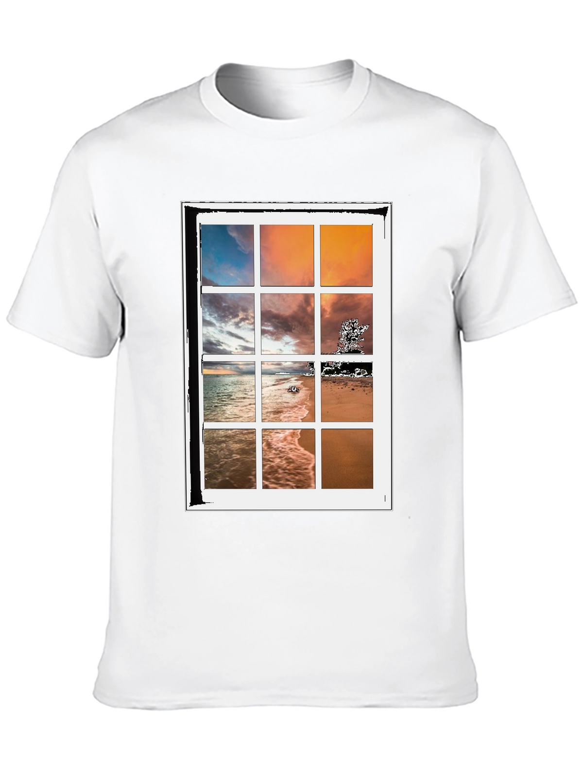 Coastal View T-Shirt: Window to Paradise