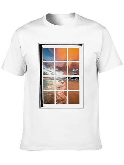 Coastal View T-Shirt: Window to Paradise