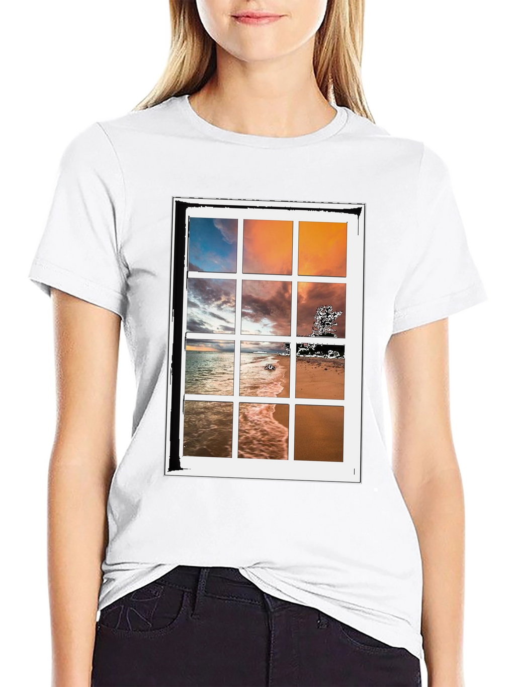 Coastal View T-Shirt: Window to Paradise