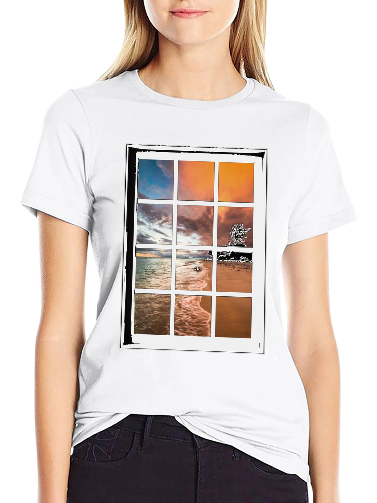 Coastal View T-Shirt: Window to Paradise