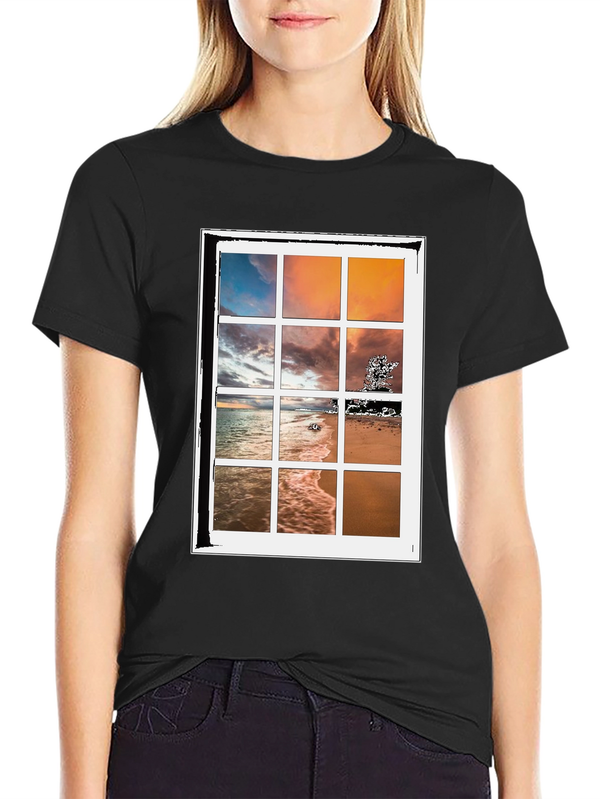 Coastal View T-Shirt: Window to Paradise