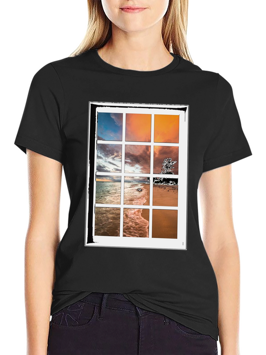 Coastal View T-Shirt: Window to Paradise