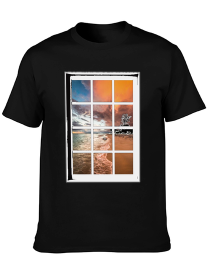 Coastal View T-Shirt: Window to Paradise