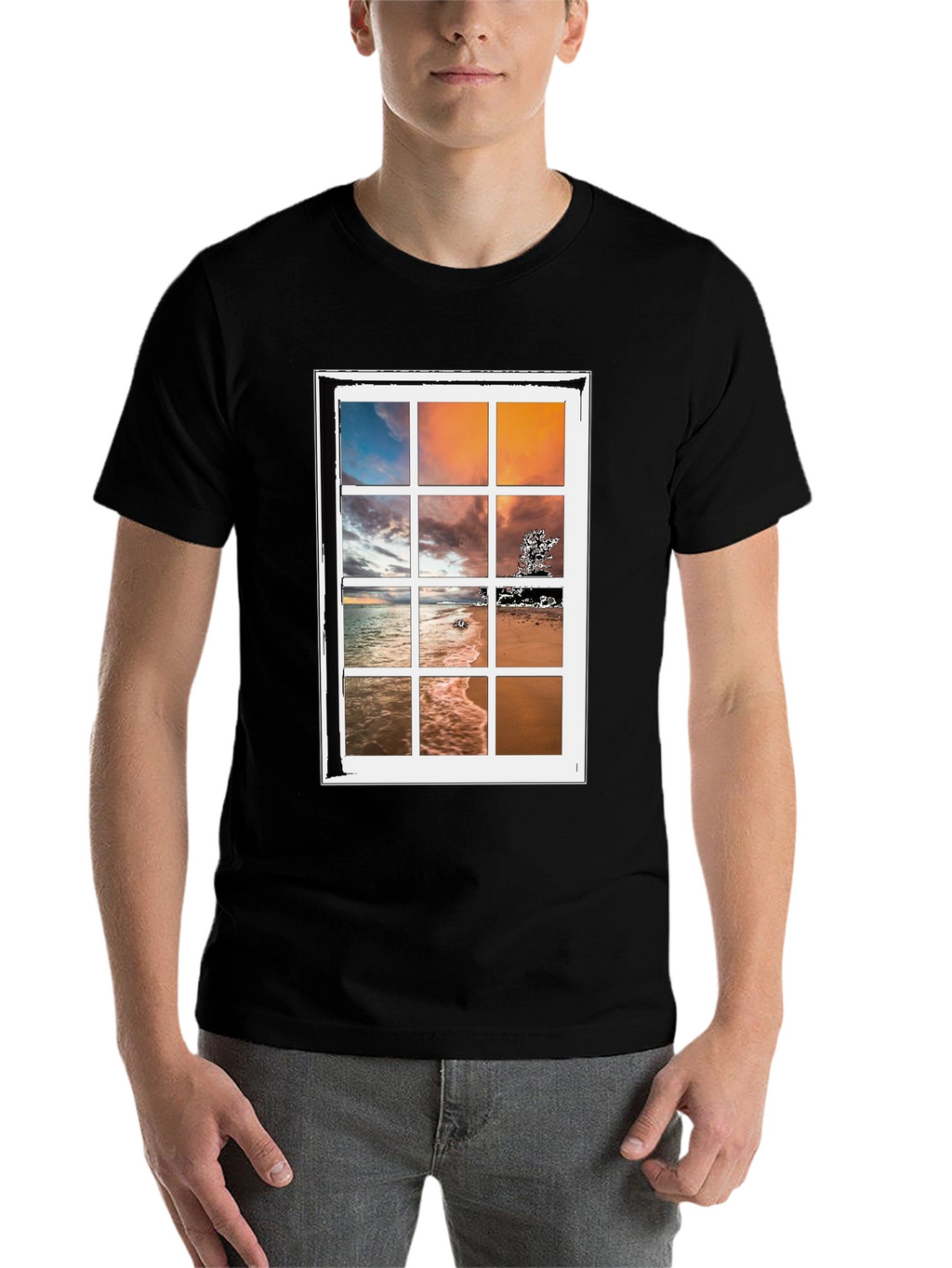 Coastal View T-Shirt: Window to Paradise