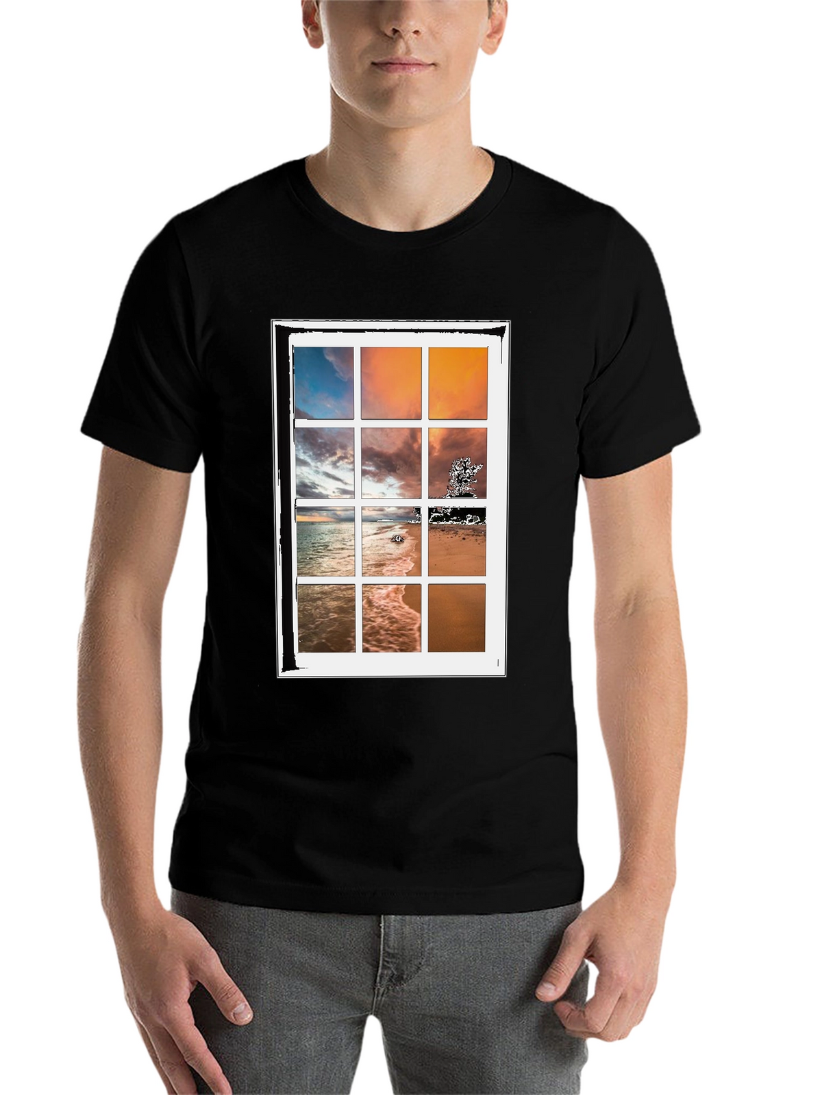 Coastal View T-Shirt: Window to Paradise