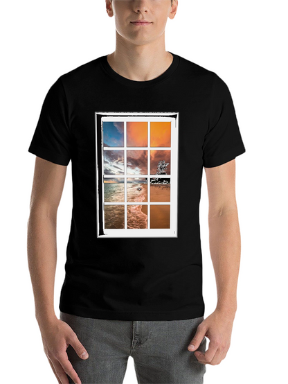 Coastal View T-Shirt: Window to Paradise