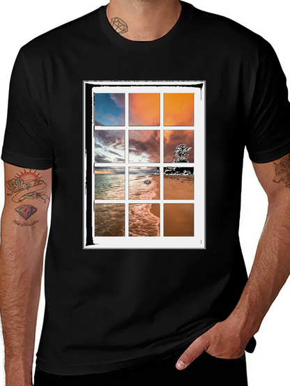 Coastal View T-Shirt: Window to Paradise