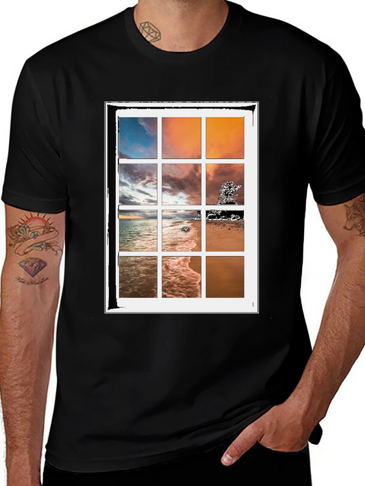Coastal View T-Shirt: Window to Paradise