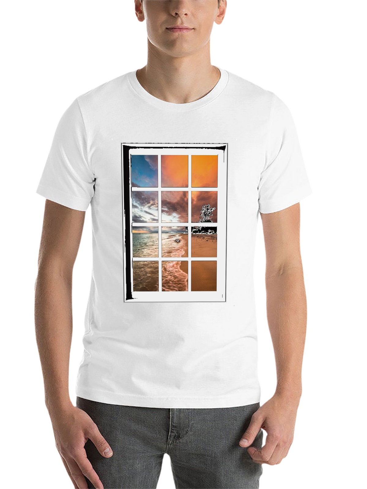 Coastal View T-Shirt: Window to Paradise