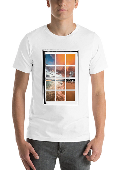 Coastal View T-Shirt: Window to Paradise