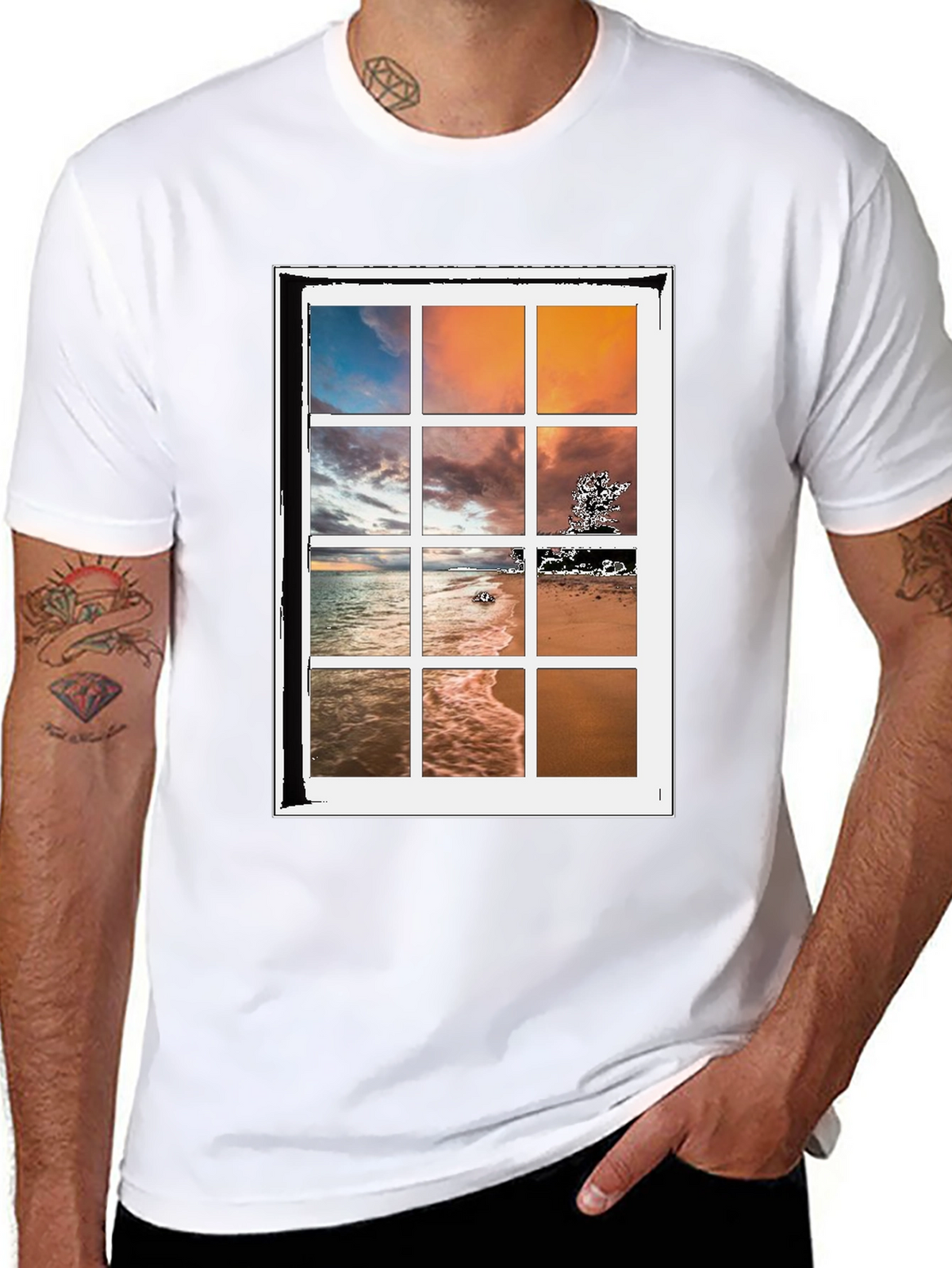 Coastal View T-Shirt: Window to Paradise