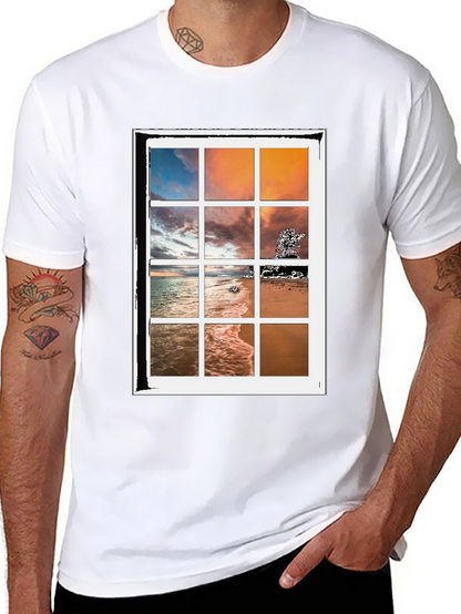 Coastal View T-Shirt: Window to Paradise