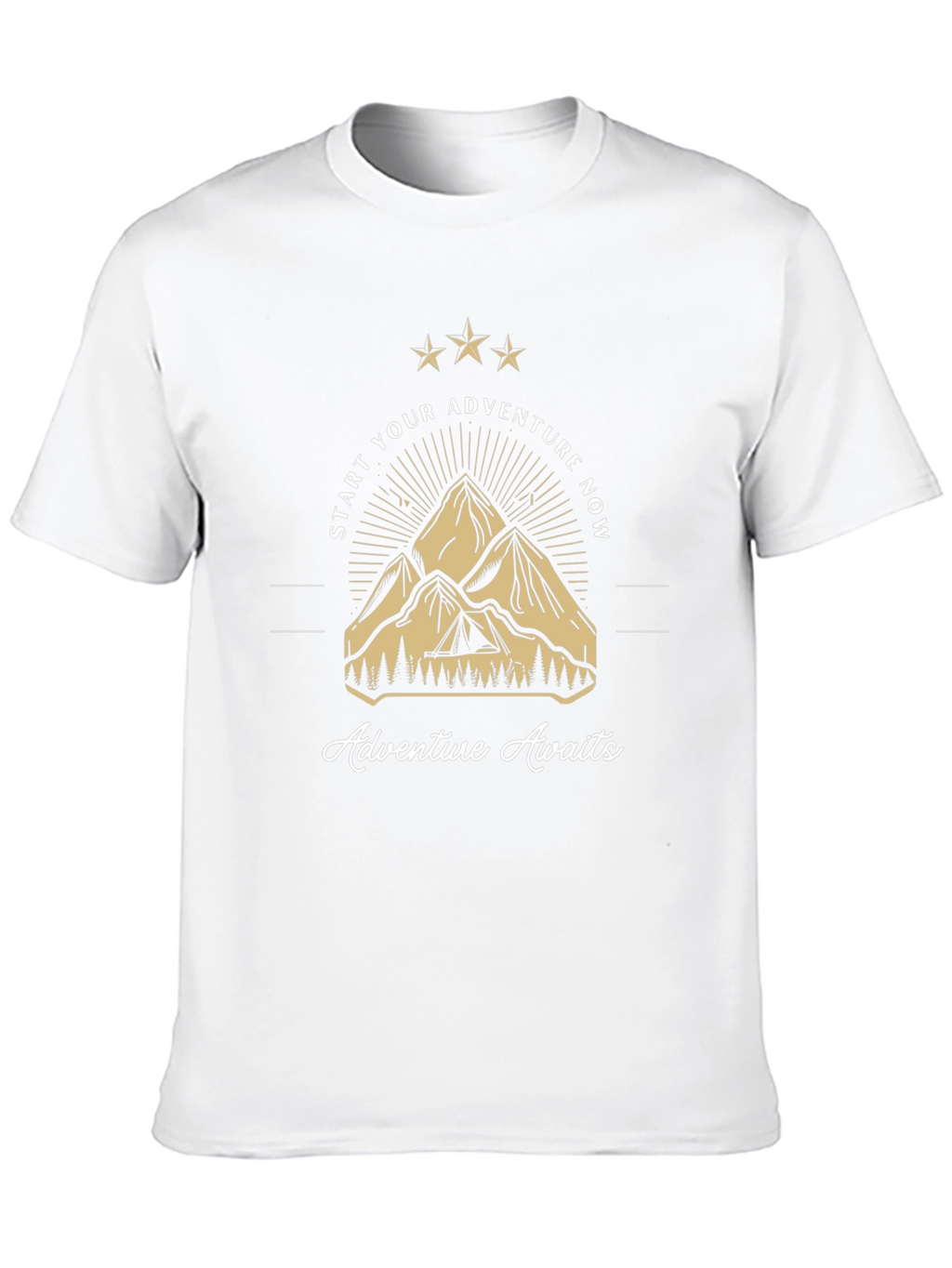 Adventure Awaits Mountain Graphic Tee