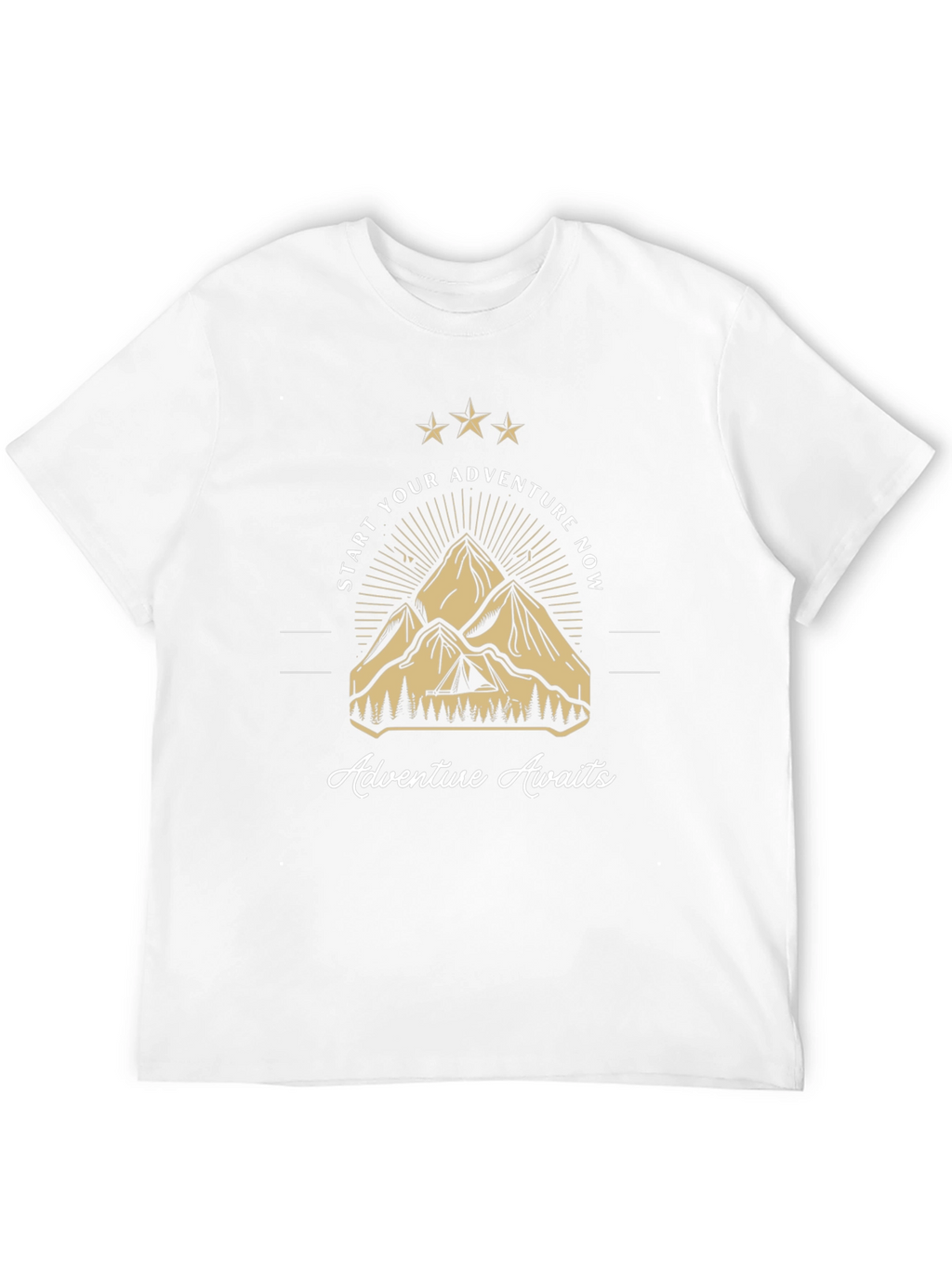 Adventure Awaits Mountain Graphic Tee