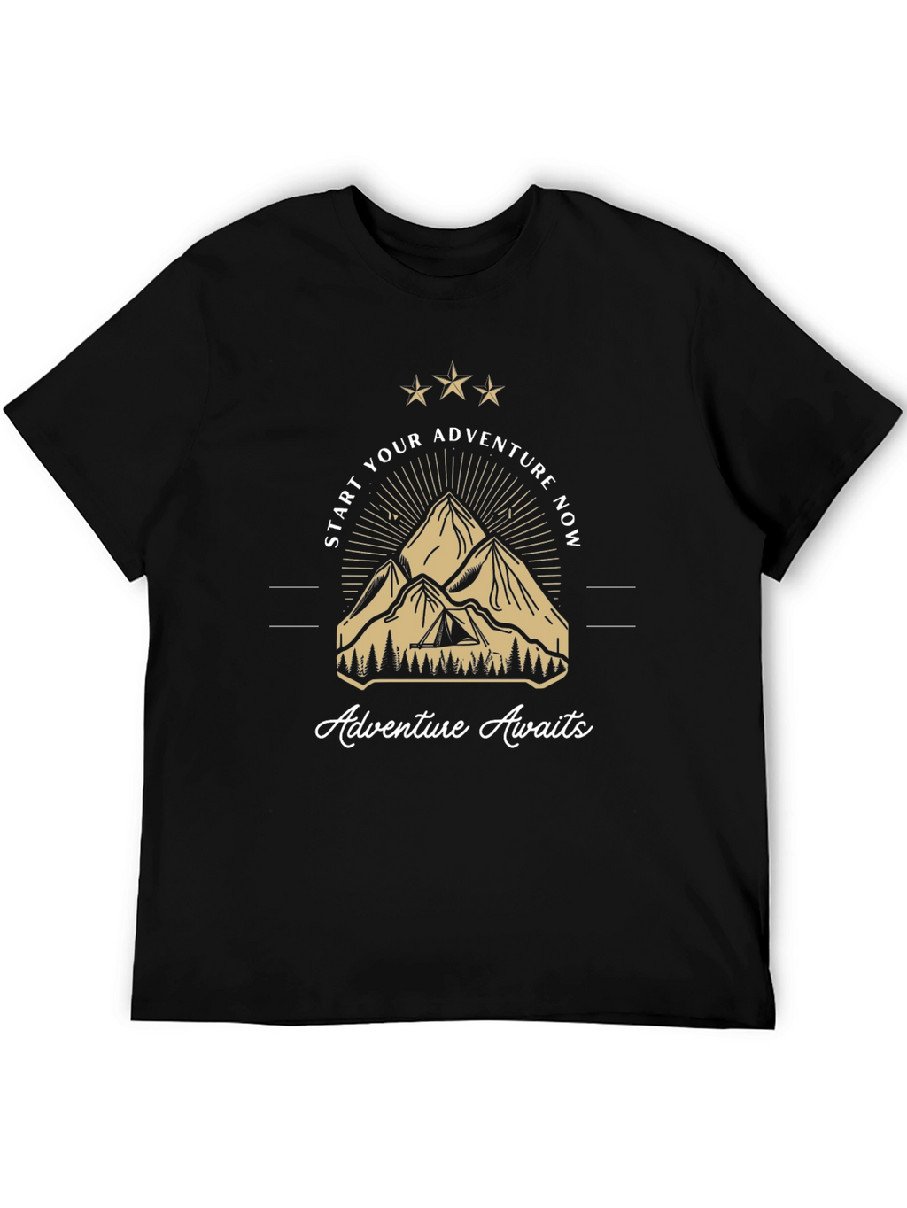 Adventure Awaits Mountain Graphic Tee