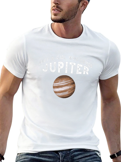 Just a Girl Who Loves Jupiter T-Shirt