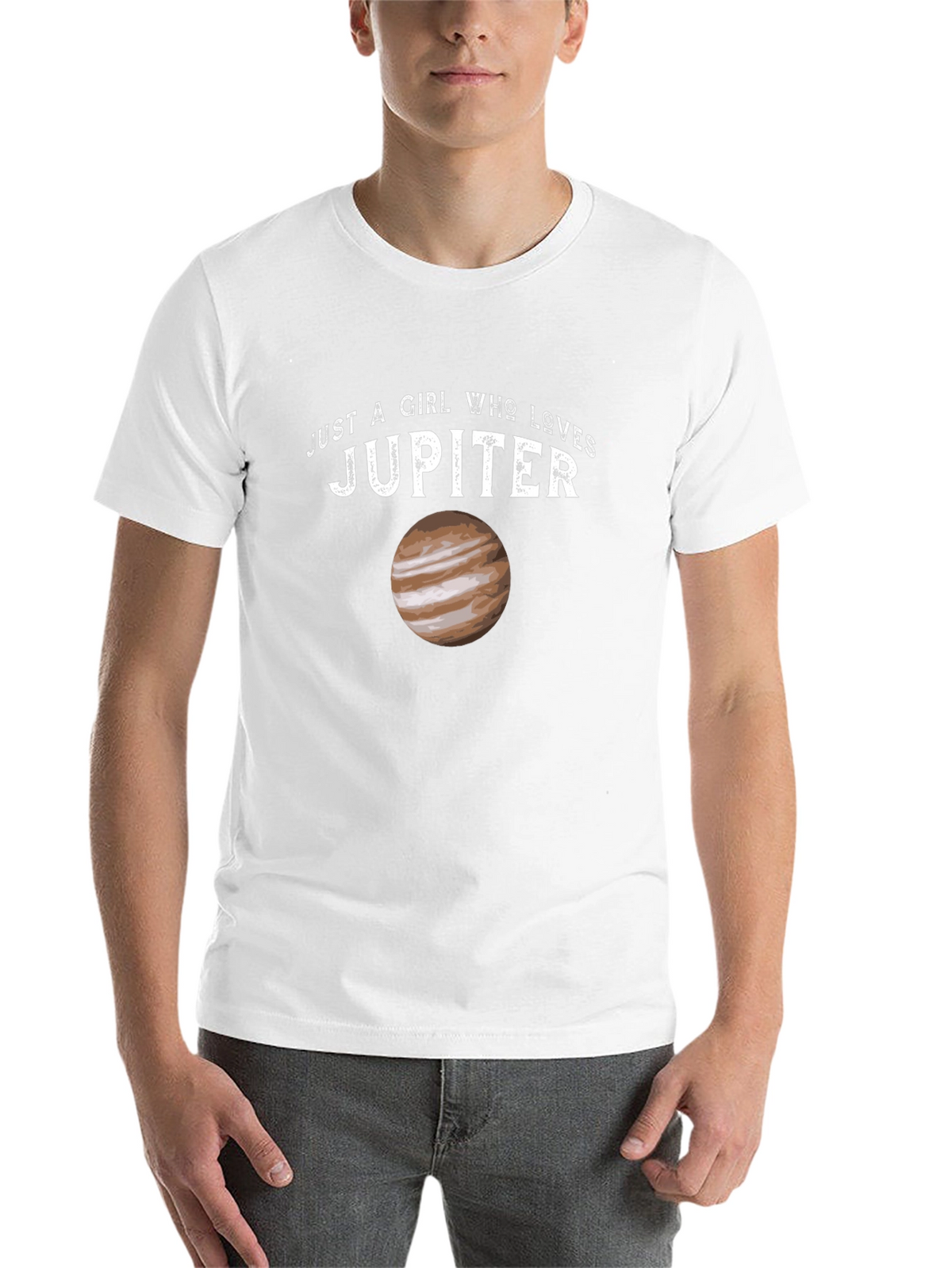 Just a Girl Who Loves Jupiter T-Shirt