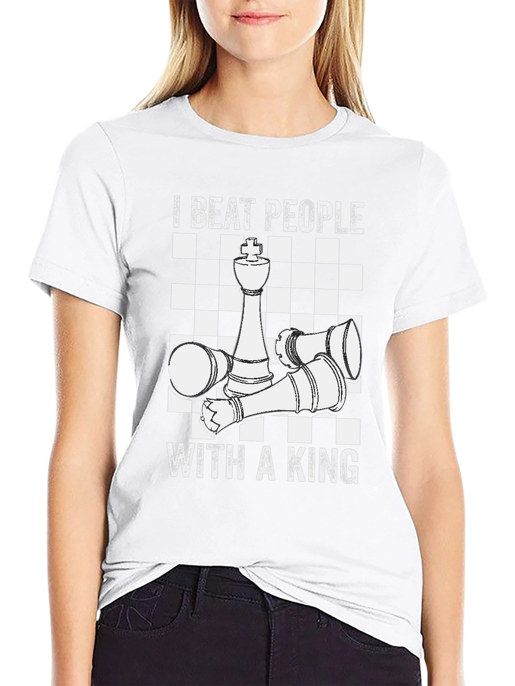 Chess King T-Shirt - I Beat People