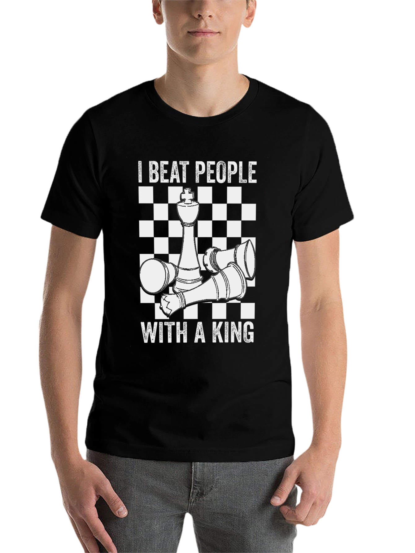 Chess King T-Shirt - I Beat People
