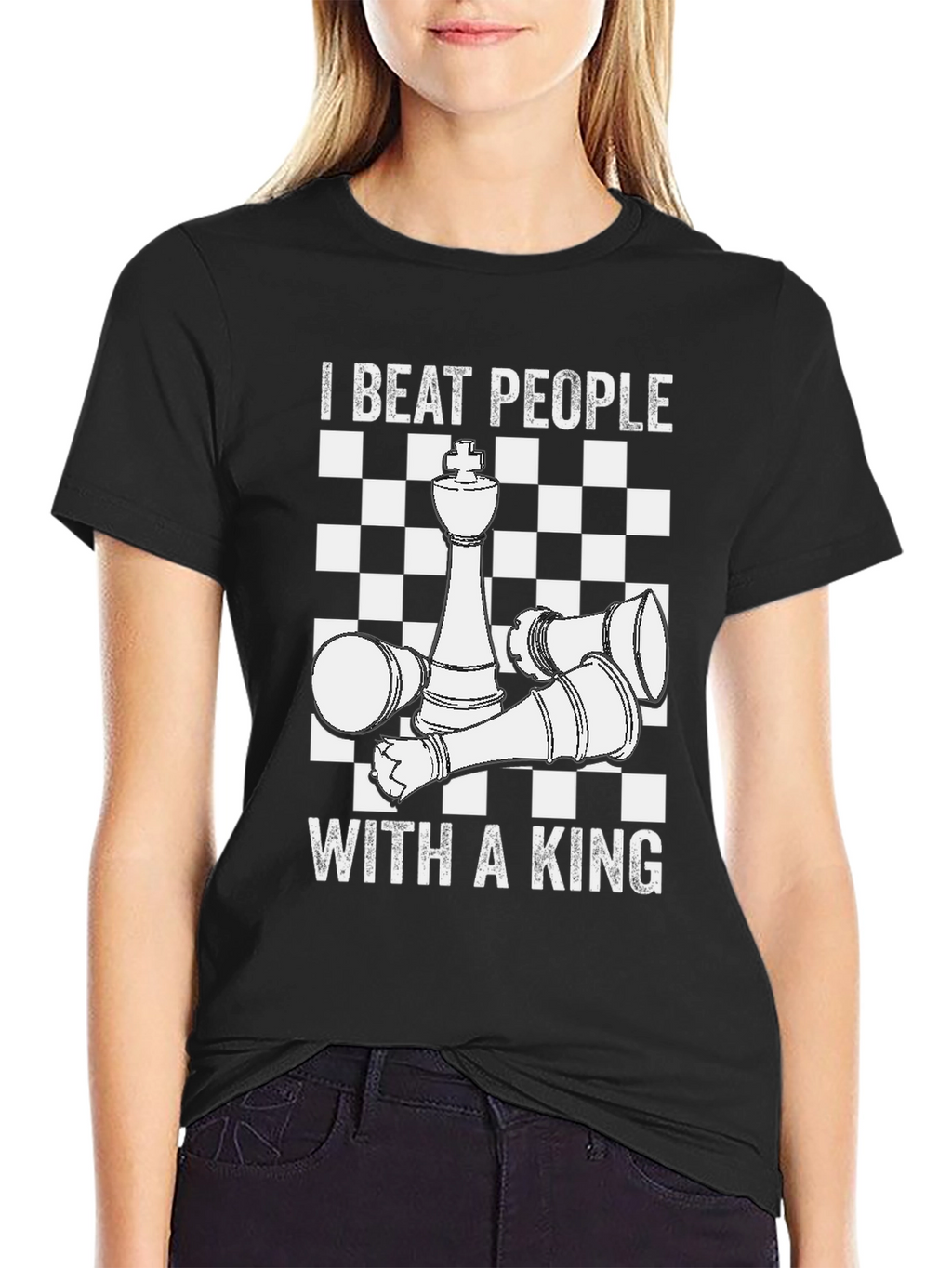 Chess King T-Shirt - I Beat People